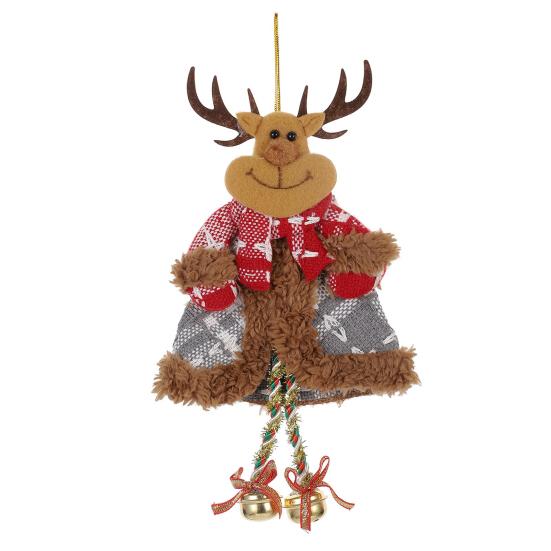 Подвеска на рождественскую елку Нежный мультяшный дизайн Легко повесить Подвеска на рождественскую елку Вечеринка Подвеска на рождественскую елку Рождественский декор Elk